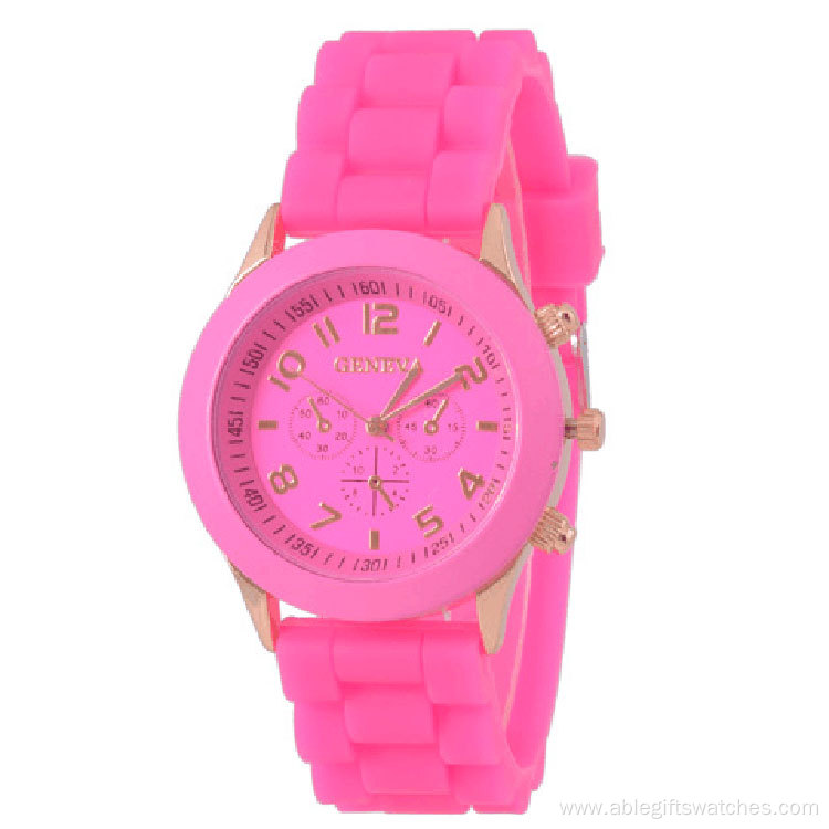 Silicone Fashion Children`s Intelligent waterproof Watch