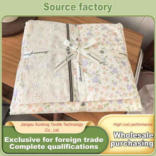 Conjunto de cama luxuoso 100% algodão para conforto suave