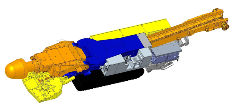 High Performance ZTR260 tunneling machine