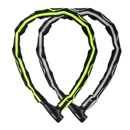 ETOOK Reflective Lock MTB Road Bike Chain Lock - Anti-Theft Bicycle Chain Lock