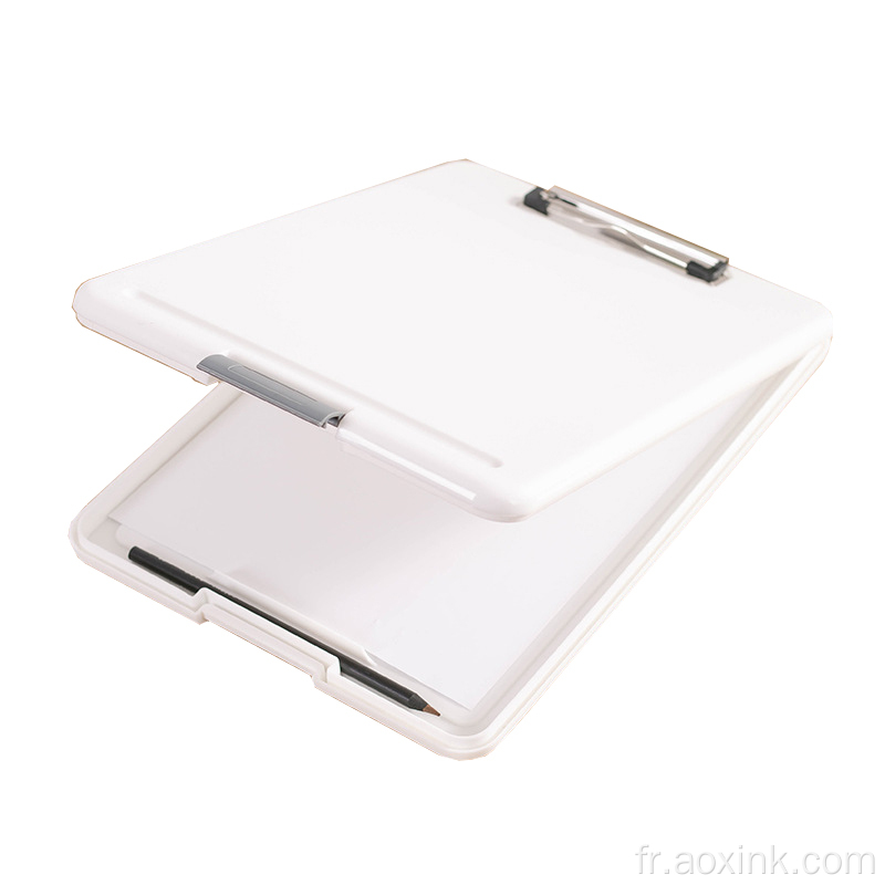 Presse-papiers A4 PP pliable de bureau de bureau Presse-papiers pliants