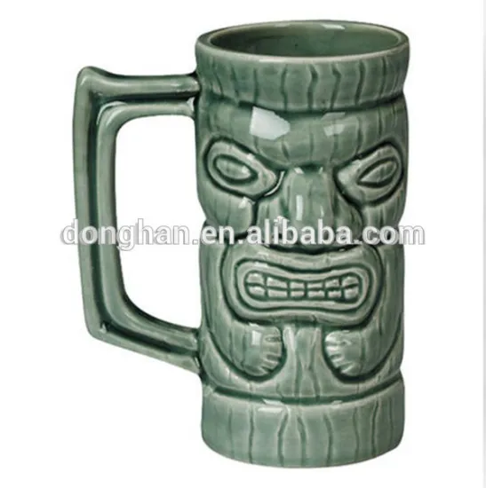 Ceramic Embossed Mug Tall