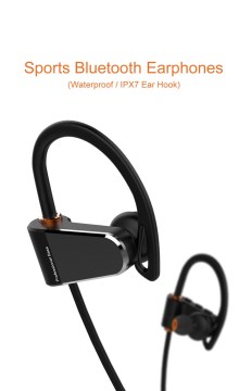Wireless Headphones Bluetooth IPX7 Waterproof Sports Headse