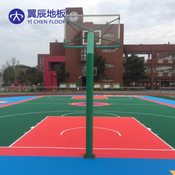 Build the Ultimate Outdoor Basketball Court with Weatherproof PP Tile Flooring