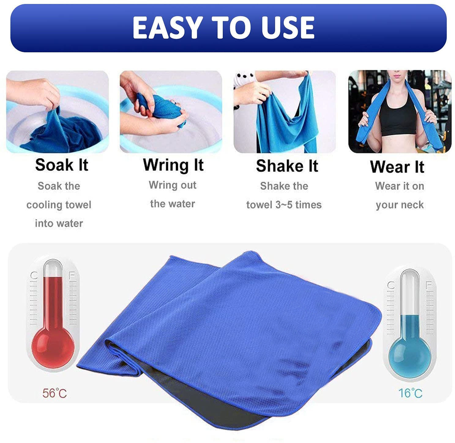 Sports cooling towels Sports cooling towels