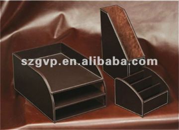 Hot!!! high-end design luxury leather office supplies