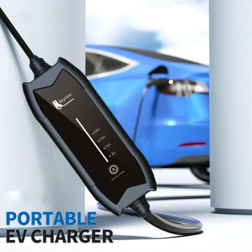 Feyree Portable Electric Car Charger Station - 3.5kW Fast Level 2 Type 1 AC EV Charger for Home 16A Type 2 EV Charging