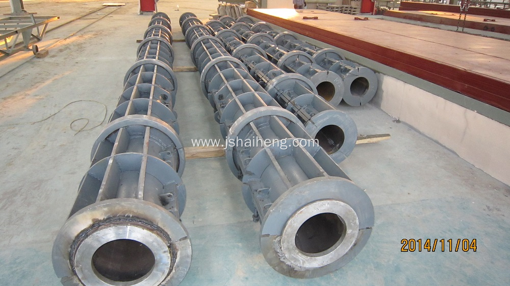 Precast Concrete Electric Pole Mould In Myanmar