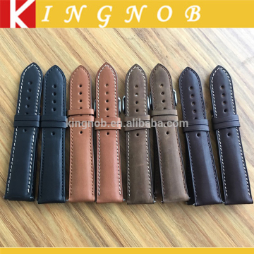 18mm to 22mm Quick Release Leather Watch Band France Leather Watch Strap