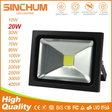 high temperature resistant waterproof cob 20w led chip table lamps flood light