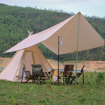 3-4 Person Outdoor Indian Cotton Pyramid Tent for Camping