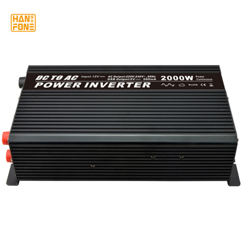 2000W Power Inverter 12V/24V to 220V/110V Output