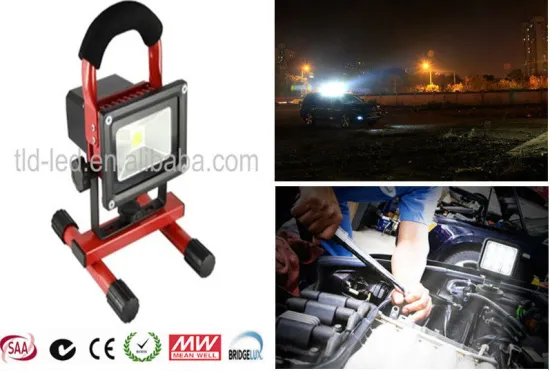 Outdoor Spot Lighting Rechargeable Led Flood Light 10watt Waterproof Led