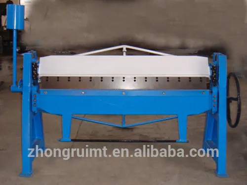hand folding machine , metal sheet folder machine