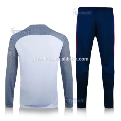 Popular football team sports tracksuit long sleeve for men cheap top quality sweater suit slim fit pants football training set