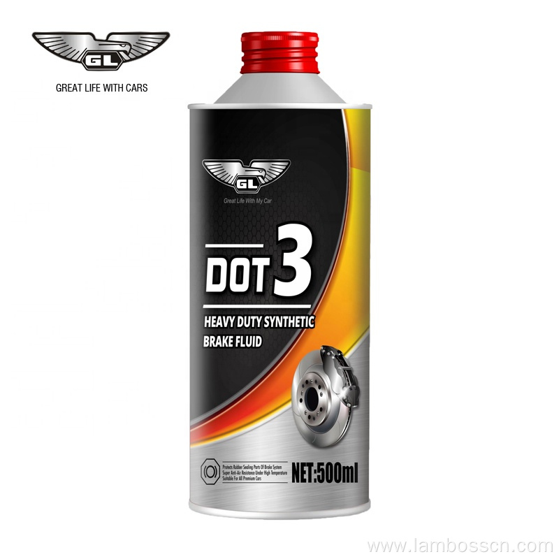 Mineral oil brake fluid for car