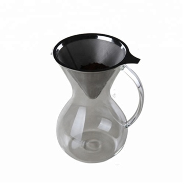 Glass Coffee Maker Hand Drip Pot With Handle