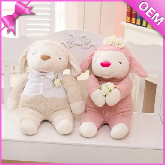 Custom all kind of soft plush lambs toy stuffed baby lambs with any size