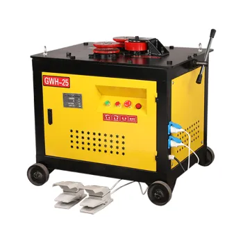 GWH25 rebar ring making machine hoop bender spiral bending machine radius>150mm steel circle