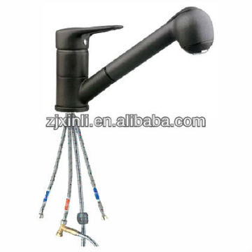High Quality Brass Low Pressure Pull Out Kitchen Faucet, Polish and Chrome, Best Sell Series