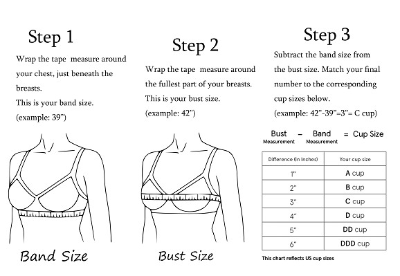 How to get your bra size measurement