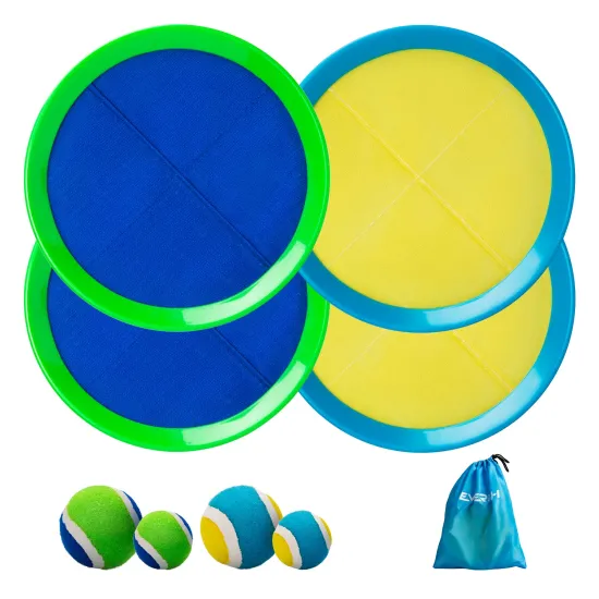 New Neoprene Kids Catch Ball Set: Perfect School Playing Game Accessory