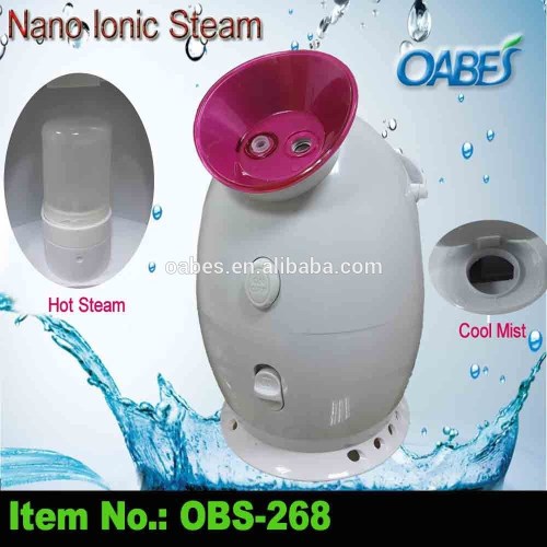 oabes hot sell nano-ionic facial stamer,facial steam machine,facial steamer