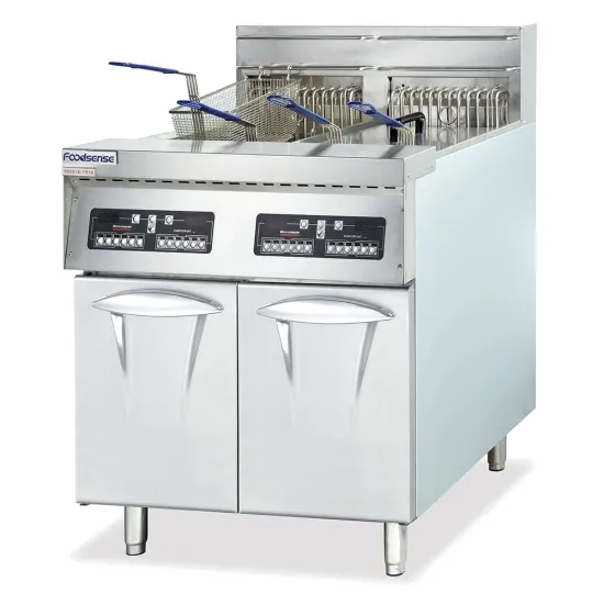 Automatic Oil Filter Lifting Fryer Electric Counter Top Fryer with Oil Filter Cart Double and Four Basket