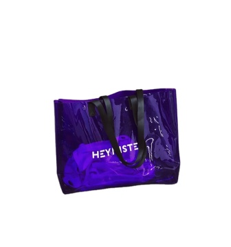 Borsa a tracolla in pvc trasparente in PVC