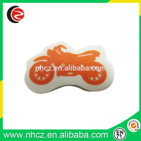 3D Motorcycle Shape Eraser