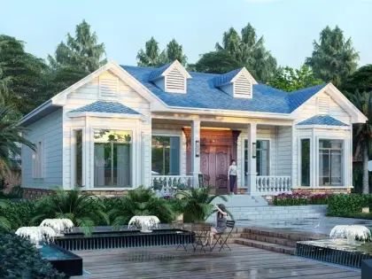 Sound Insulation Performs Very Well Light Steel Villa