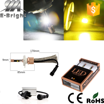 24 months warranty dual color 40W 5500LM new technology car led headlight