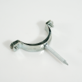Verstellbare Rohrschelle mit Vierkantschraube und geteilten Clips