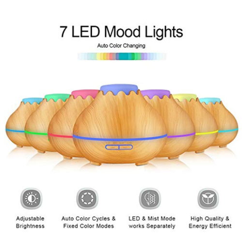 Amazon Wood Grain Oil Diffuser With Timer Setting