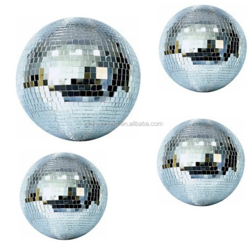 Silver Glass Mirror Reflective Balls Ornaments 10-50cm for Christmas