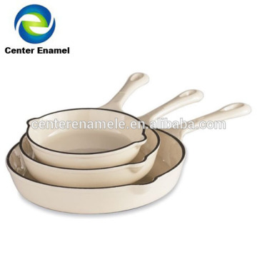 enamel cast iron cookware sets fry pan french onion soup pan