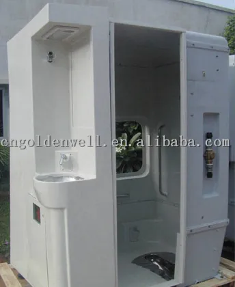 hand lay-up fiberglass rail/coach toilet enclosure China alibaba supplier