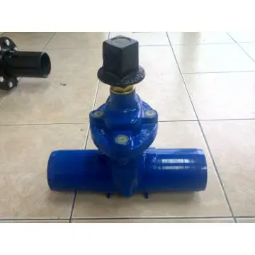 Plain ends gate valve