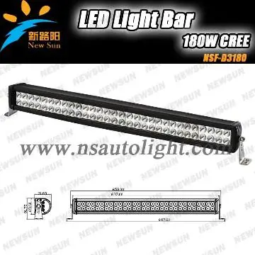 180W 27\" Led Light bar,LED Alloy Spot Flood Combo Work Bar,4x4 Driving