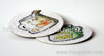 Papier coloré impression Mdf Cork Coaster