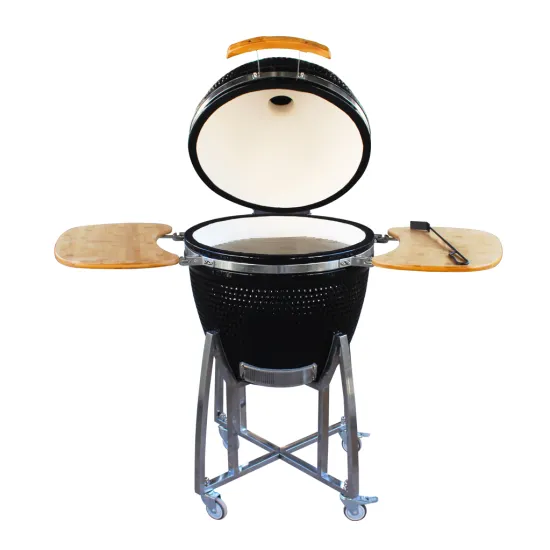 Auplex Big Green Black Ceramic Kamado XXL 23.5 inch Barbeque Egg Bbq Grills Charcoal Outdoor Garden