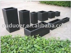 Fancy good quality rattan flower pot