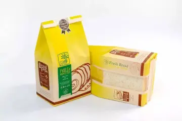 Flat Bottom Bread Paper Bag with Window
