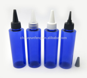 Hot sale 150ml sharp mouth bottle , 3oz blue plastic unicorn bottle