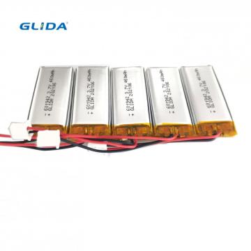 rechargeable polymer battery 601942 450mah 3.7V for watch