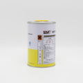 1L round lubricant tin can with plastic cap