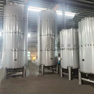 Dostosuj 500L ze stali nierdzewnej sanitarne zbiornik przemysłowy z izolacją i komórką obciążenia do chemikaliów