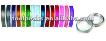 Stainless steel wire With Clear/color Nylon Coating with different sizes