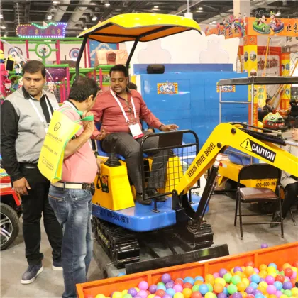 Large Outdoor Kids Sand Pit Mini Metal Excavator Toy