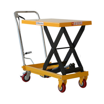 Xe nâng cắt kéo thủy lực 150kg